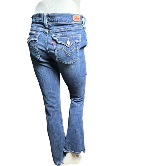 Levi's 524™ Superlow Bootcut Jeans - Size 11, Medium Wash, Comfortable Stretch - Picture 4 of 14